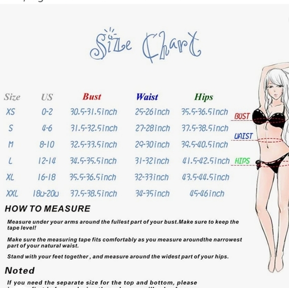 SHEKINI Push Up Bathing Suits Cross Wrap Bikini Set in Deep Blue Size M - Picture 4 of 10